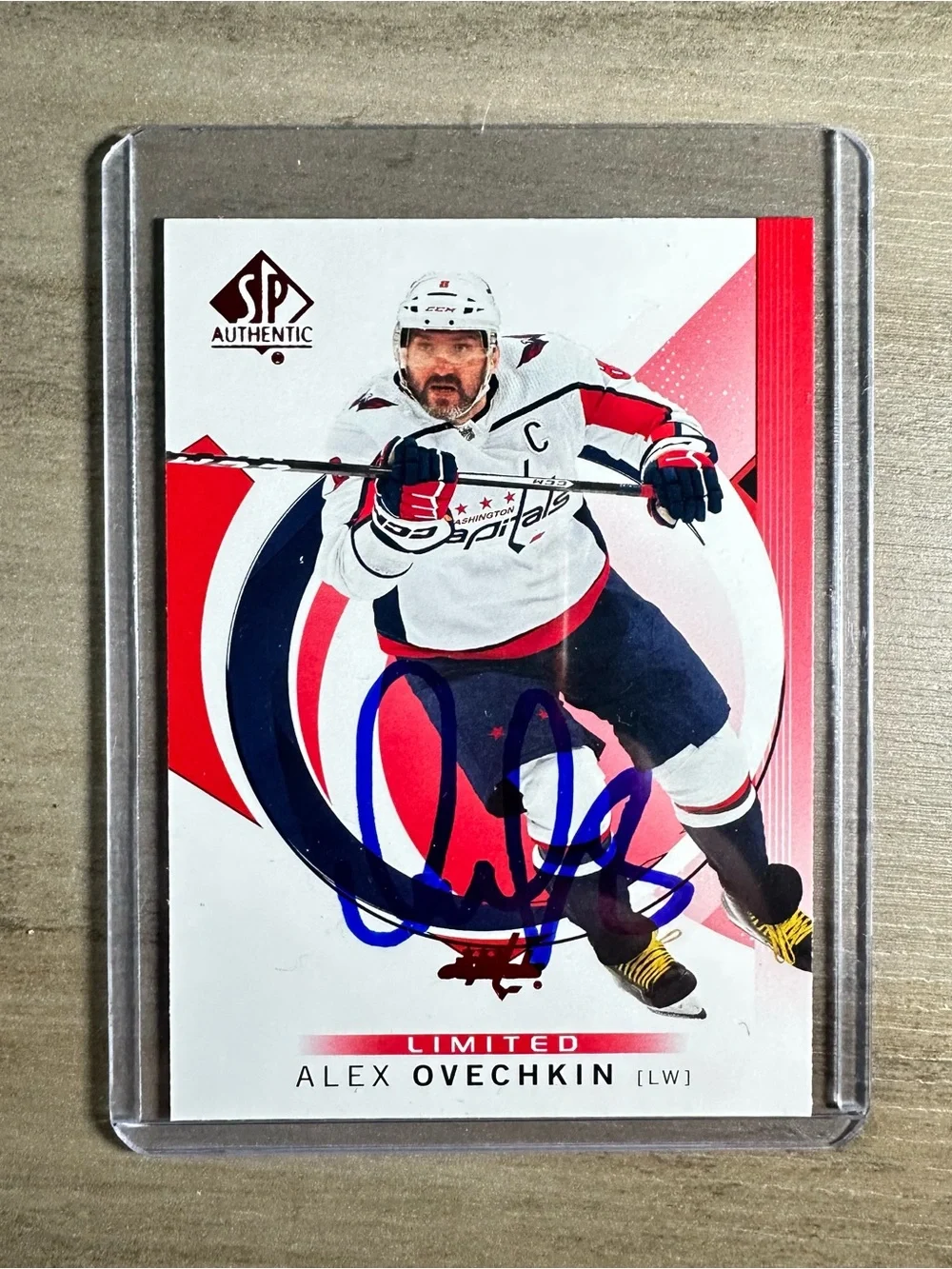 Alex Ovechkin Signed 2024/25 Upper Deck Sp Authentic #6. Autograph. Capitals.